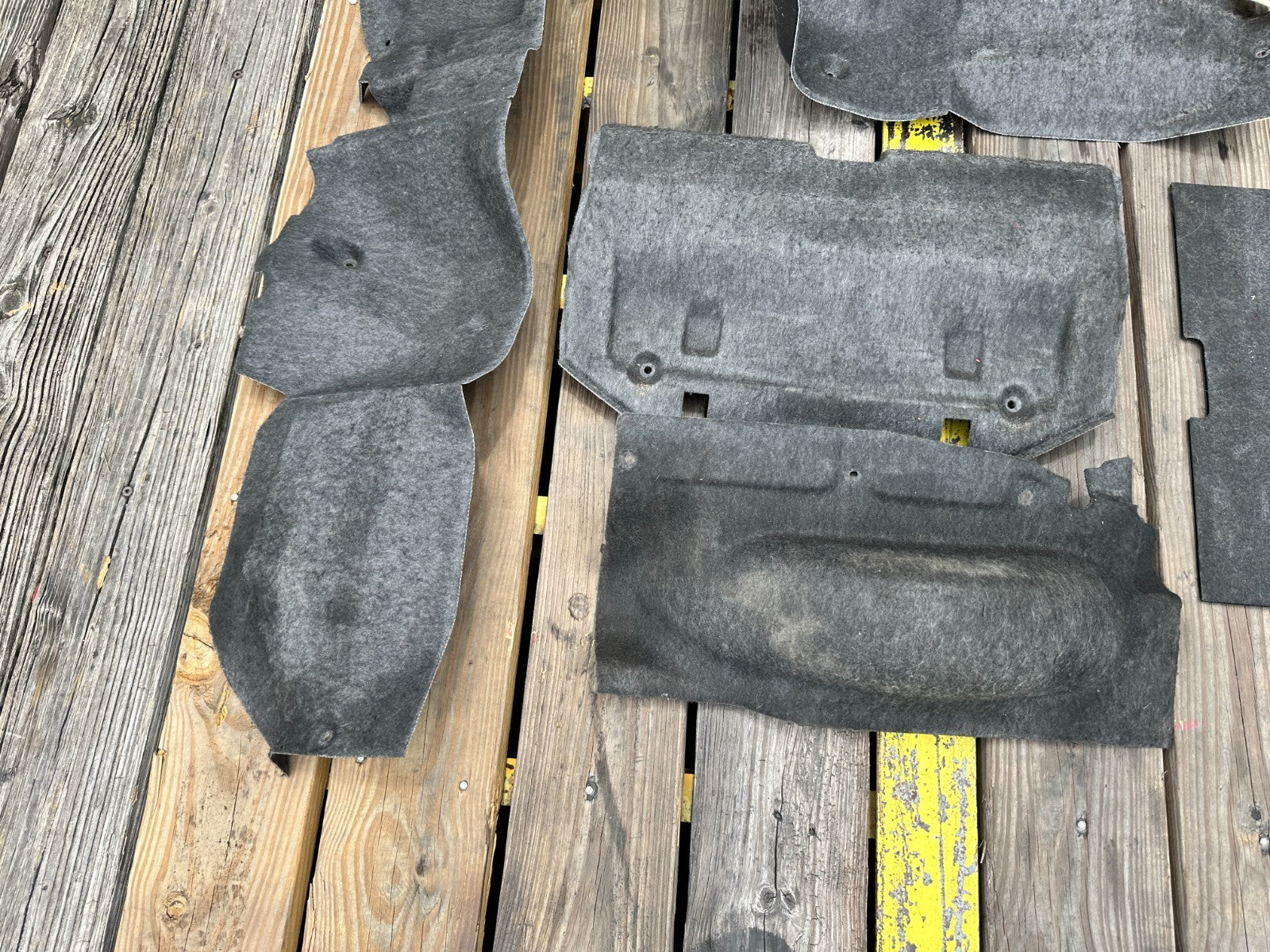 00 03 HONDA S2000 AP1 2.0L REAR TRUNK CARPET MAT LINER PANEL KIT SET 6 PIECES #310