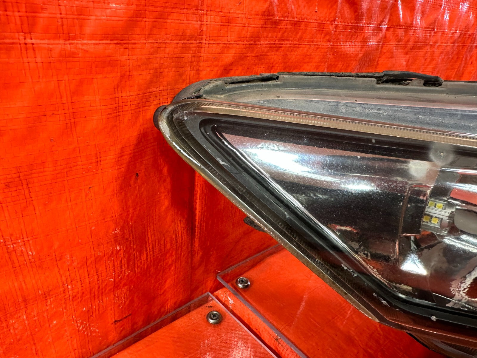 09 14 ACURA TSX   JDM MODEL BLACK HOUGING HEADLIGHT HEADLAMPS   W/ BALLASTS OEM14