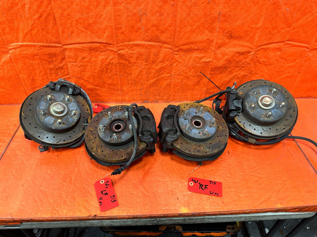 01 05 HONDA CIVIC 32MM EP3 5x114.3 5 LUG CONVERSION SPINDLES KNUCKLES HUBS OEM  0