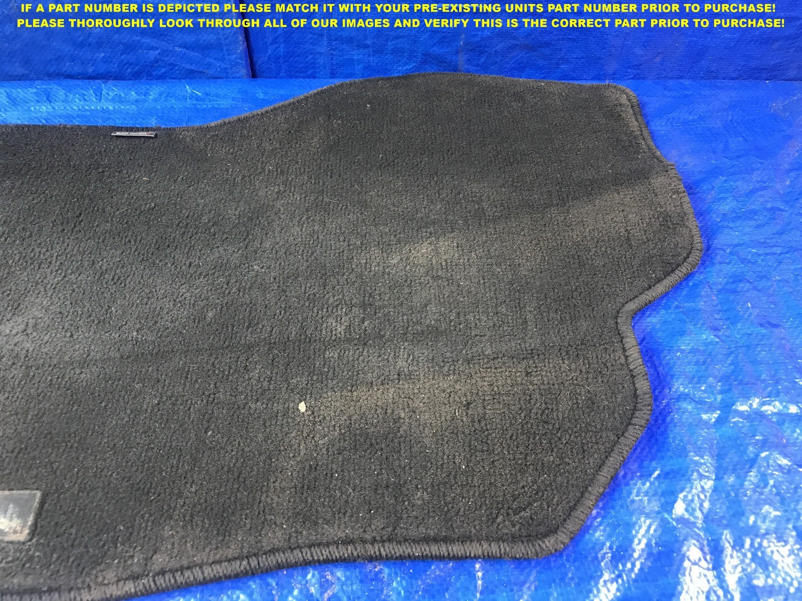 OEM 2008 08 MITSUBISHI EVOLUTION EVO X 10 PASSENGER RIGHT FRONT FLOOR MAT1