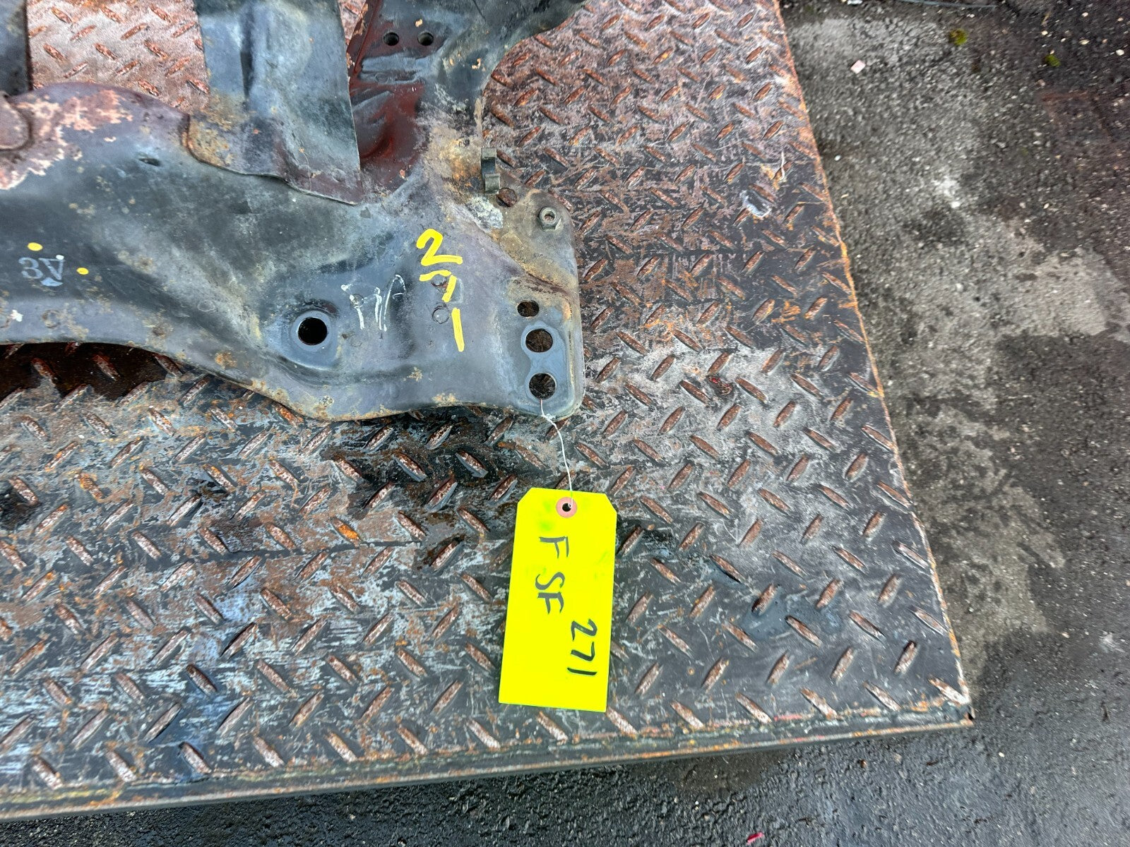 92 95 HONDA CIVIC   MANUAL RACK   SUBFRAME CROSSMEMBER K FRAME ENGINE CRADLE OEM1