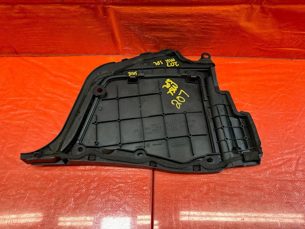 08 13 INFINITI G37   BRAKE FLUID COVER TRIM SHROUD PLASTIC BEZEL TRIM   OEM #2079