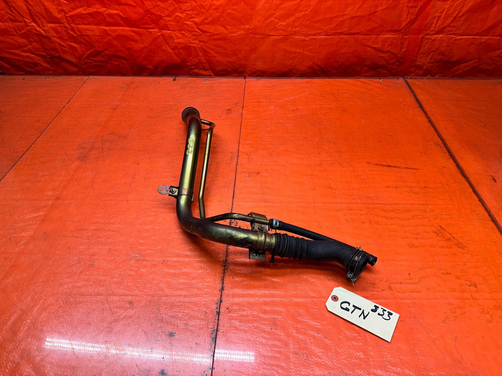 92 95 HONDA CIVIC 1.6L   FUEL GAS TANK FILLER NECK PIPE W/ HOSE   OEM #3330