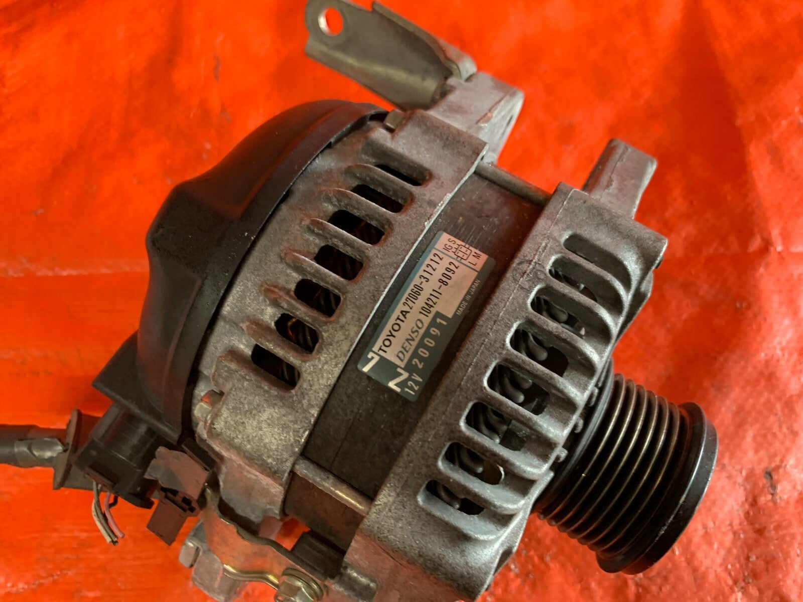 OEM 2016 16 TOYOTA COROLLA LE   ALTERNATOR   OEM OE FACTORY   LE MODEL ONLY1