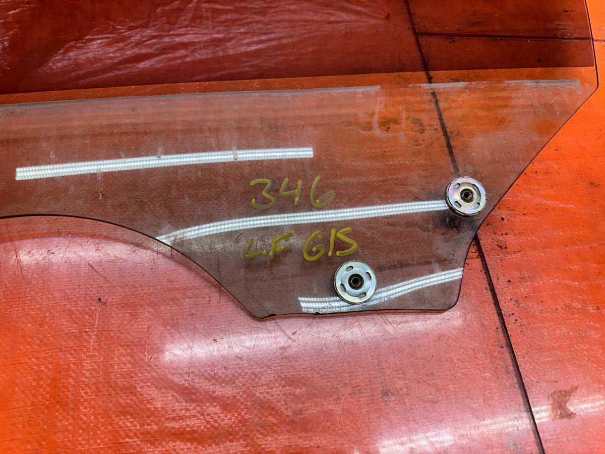 03-08 NISSAN 350Z 2D DRIVER LEFT SIDE DOOR WINDOW GLASS OEM #3465