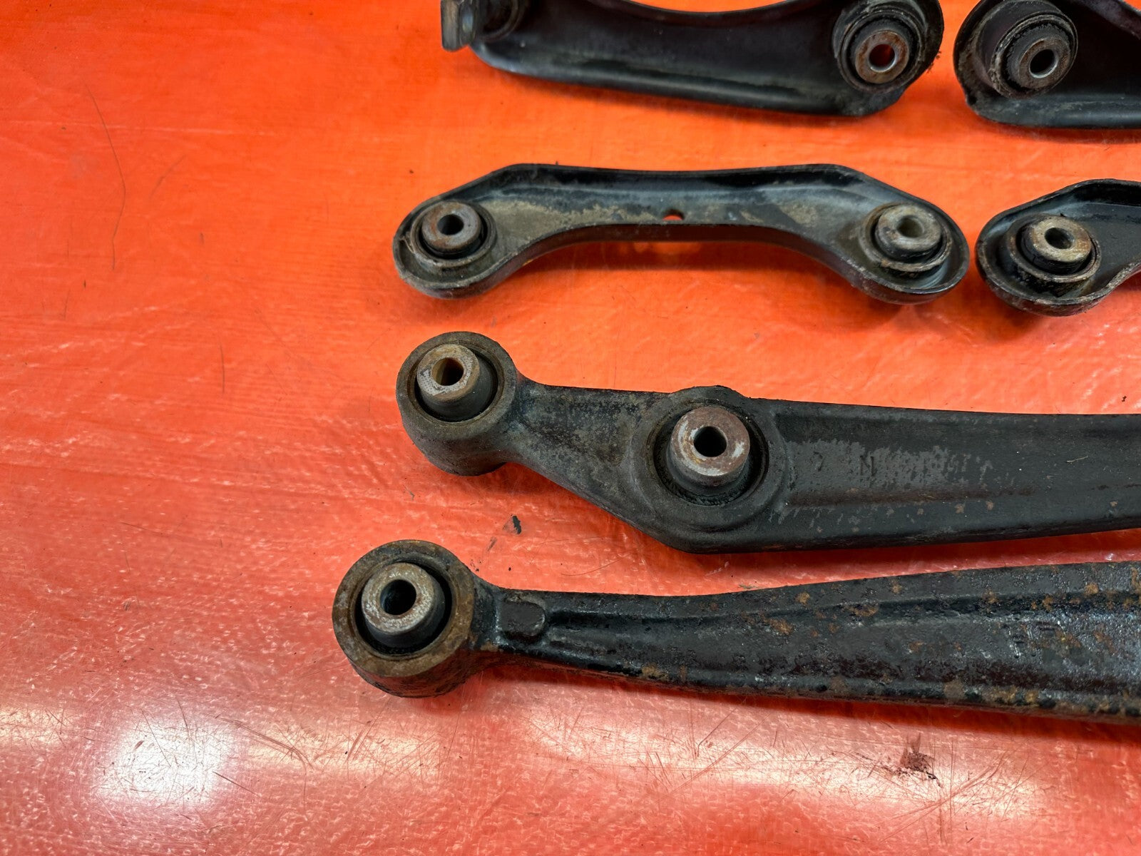 1989 89 HONDA CRX DX HF   REAR UPPER LOWER COMPENSATOR ARMS LEFT RIGHT OEM #24313