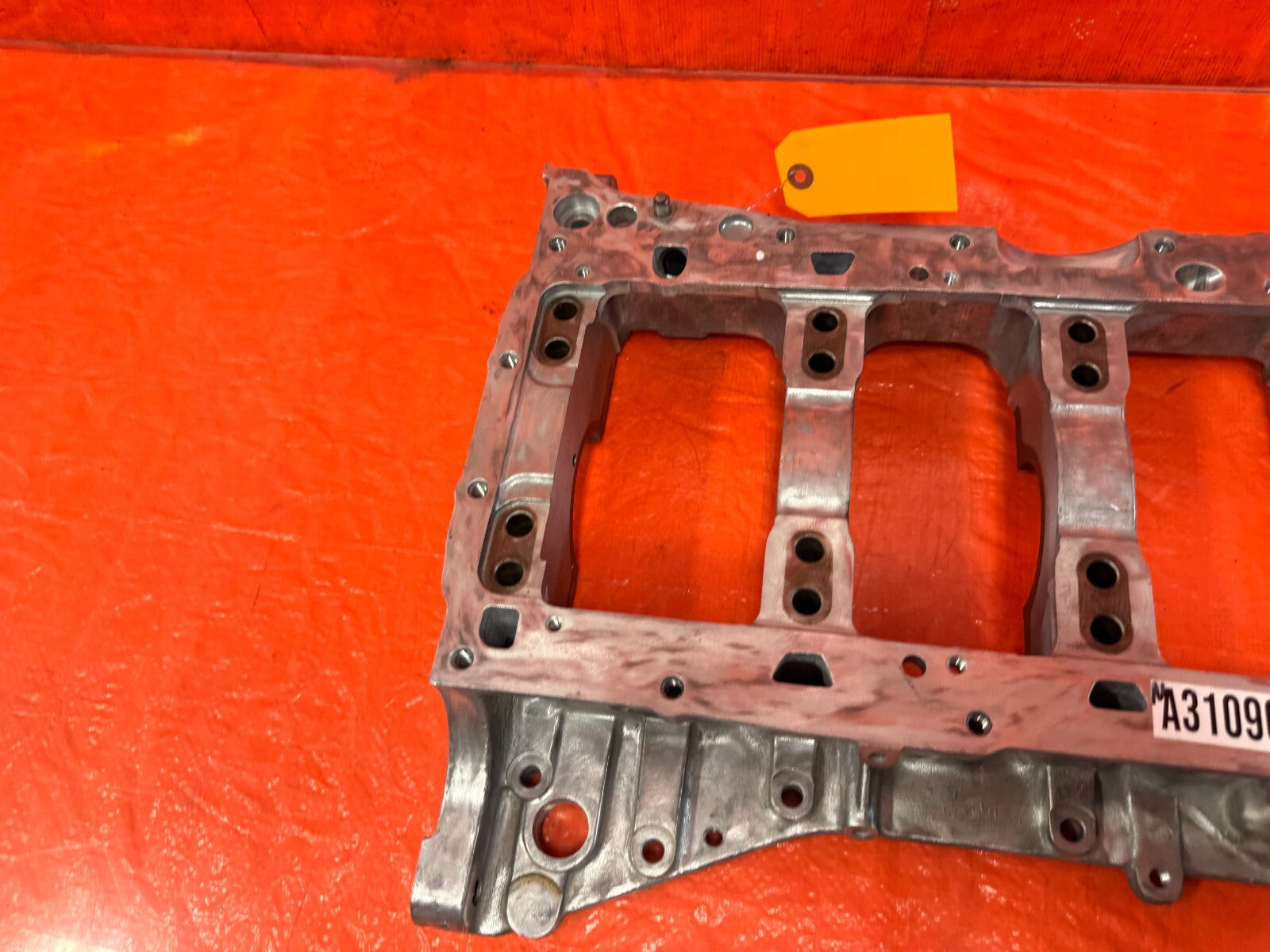 10 15 INFINITI G37   ALUMINUM   CRANK CRANKSHAFT GIRDLE OIL PAN   OEM #VQ10