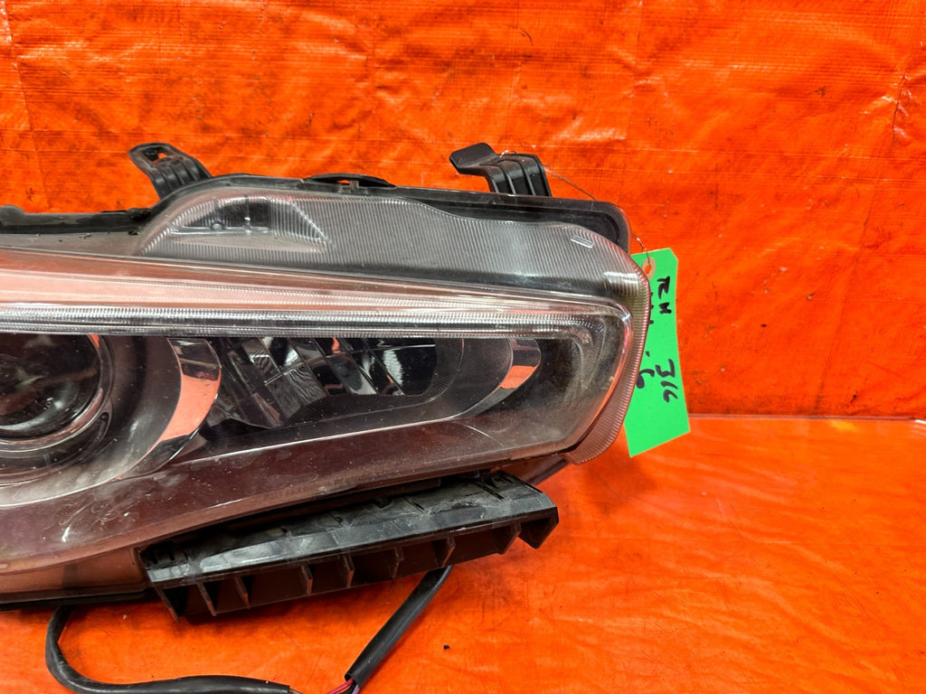 14 17 INFINITI Q50   PASSENGER RIGHT HEAD LIGHT HEAD LAMP HEADLIGHT NON AFS1