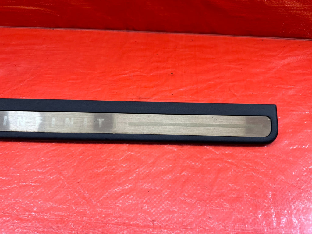 07 13 INFINITI G35 SEDAN FRONT LEFT / RIGHT FLOOR PILLAR DOOR SILL SCUFF PLATE5