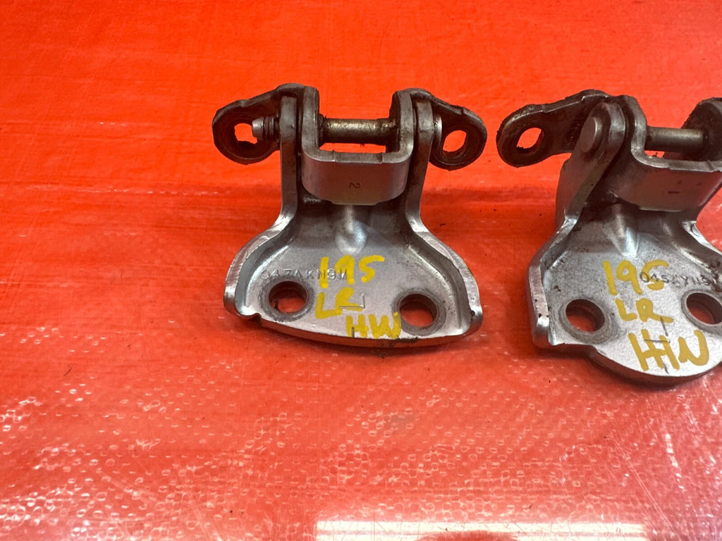 92 00 HONDA CIVIC SEDAN   DRIVER LEFT REAR   DOOR HINGE SET UPPER LOWER OEM #19510