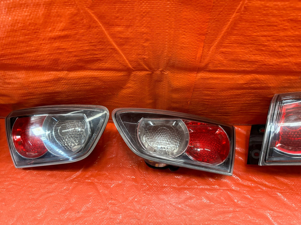 08 15 LANCER EVOLUTION X EVO 10   LEFT RIGHT INNER OUTER TAIL LIGHTS LAMPS #2148