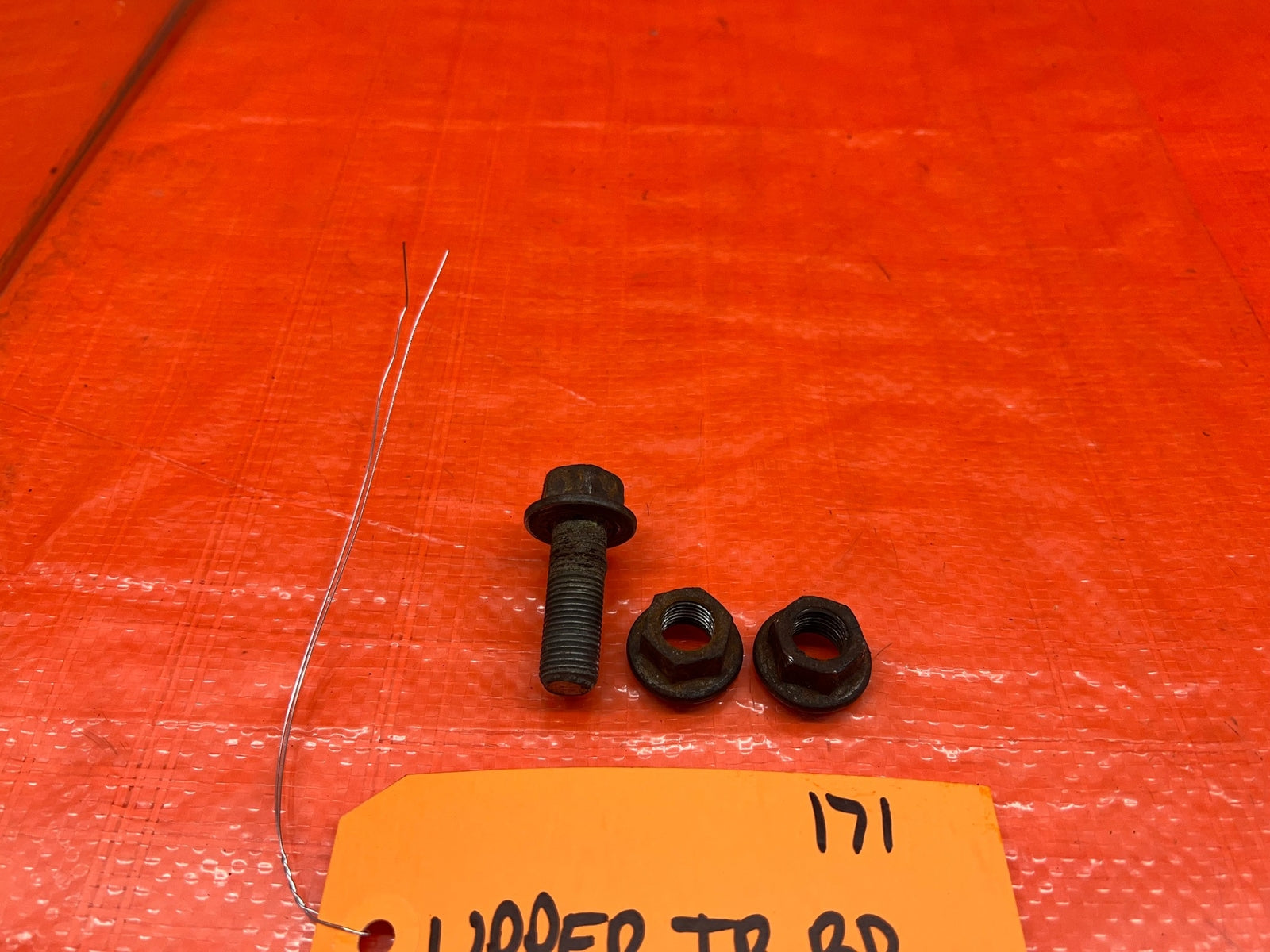 02 06 ACURA RSX   UPPER ALUMINUM TRANSMISSION BRACKET MOUNTING BOLTS   OEM #1716