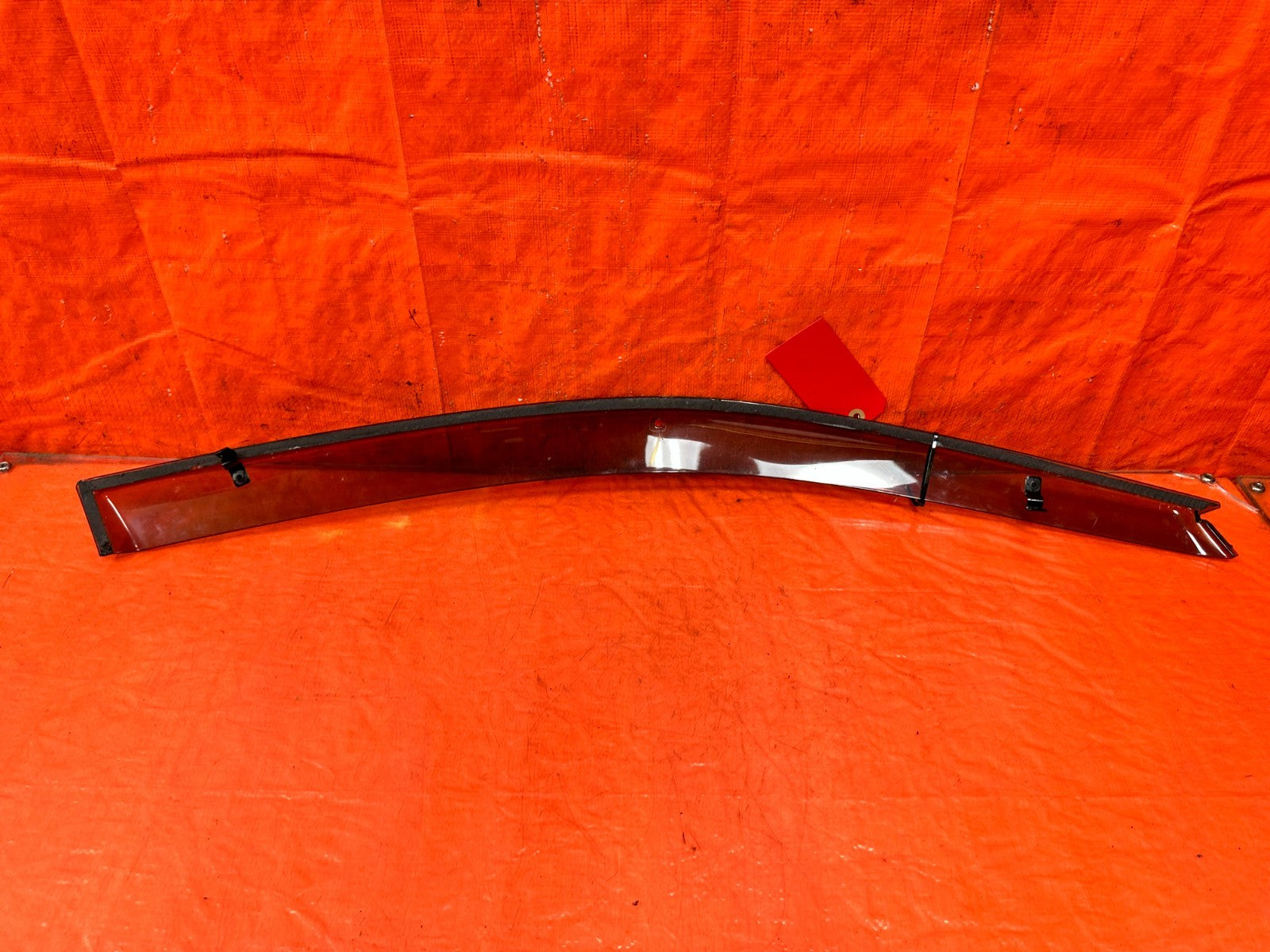 03 05 LANCER EVOLUTION EVO VIII IX 8 9   GENUINE OEM WINDOW VISOR LEFT FRONT EV92