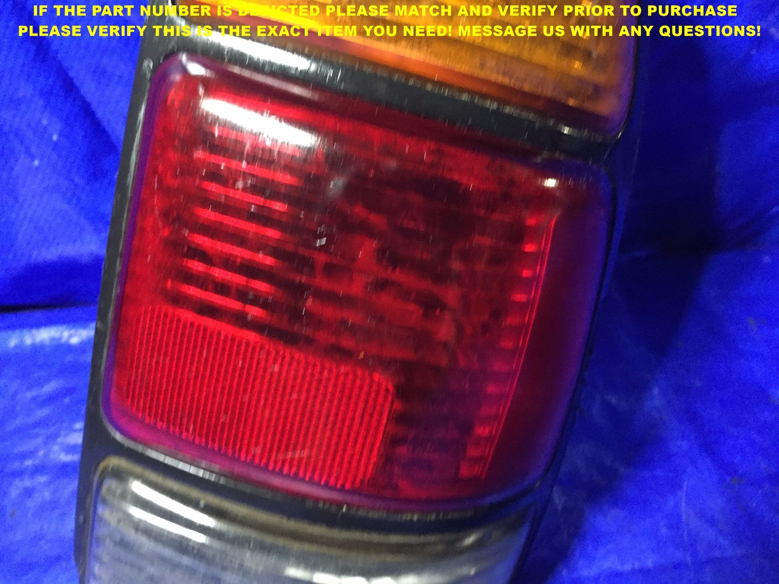 OEM 2000 2001 2002 2003 2004 TOYOTA TUNDA PASSENGER RIGHT TAIL LIGHT DAMAGE2