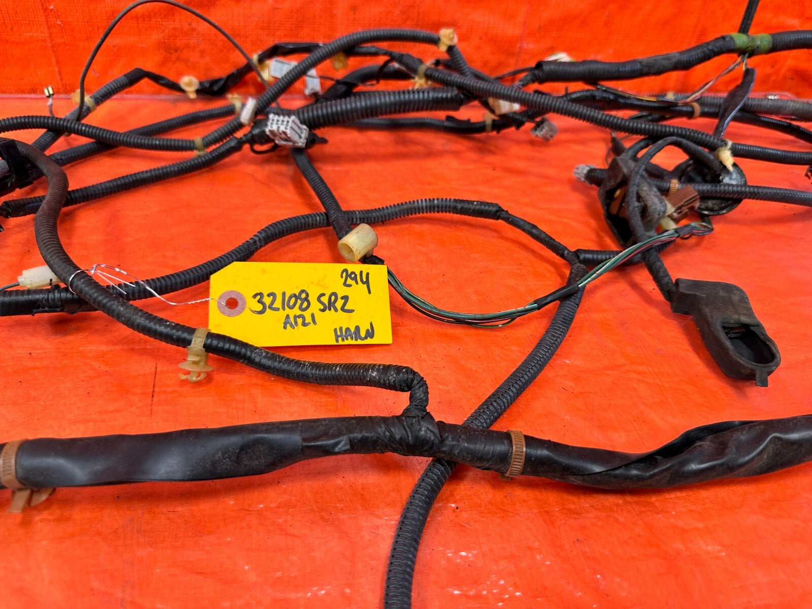 93 95 HONDA DEL SOL   INTERIOR FLOOR WIRING HARNESS WIRE LOOM OEM FACTORY #2947