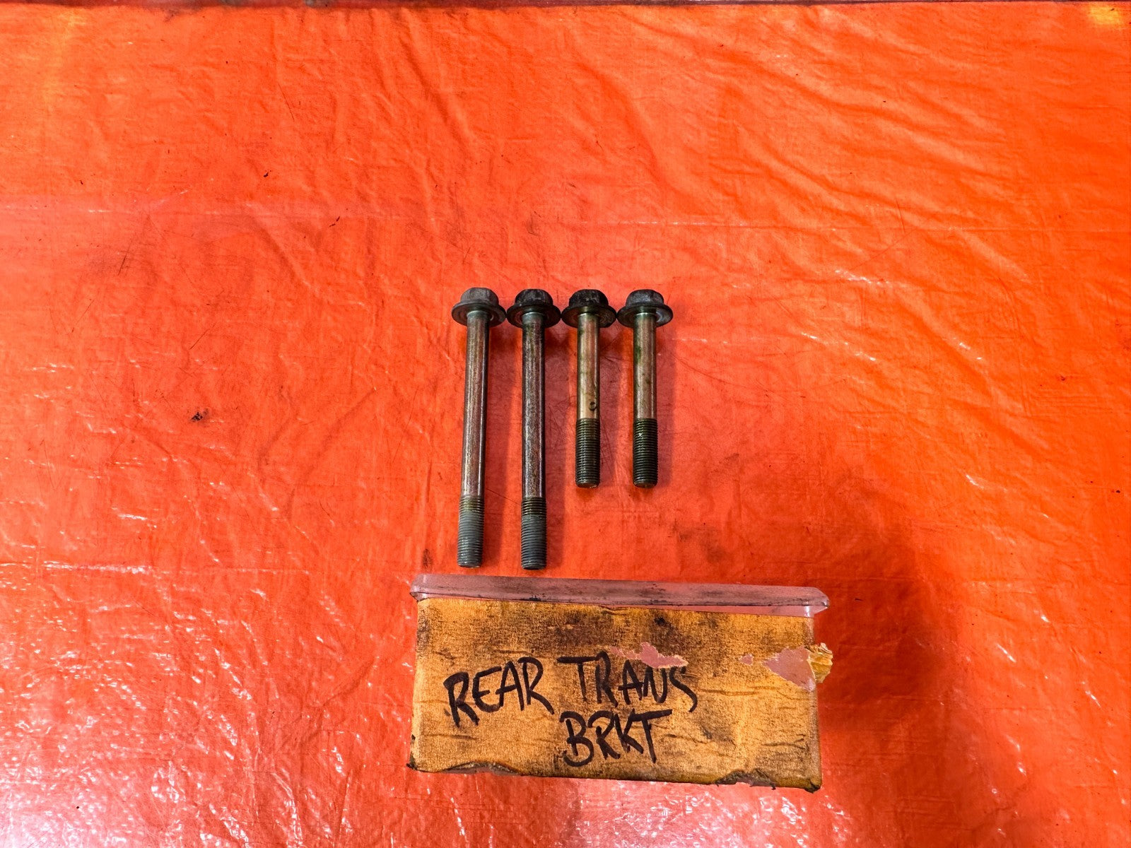 04 08 ACURA TSX  K24A2 REAR TRANSMISSION BRACKET BOLTS HARDWARE   OEM #3120