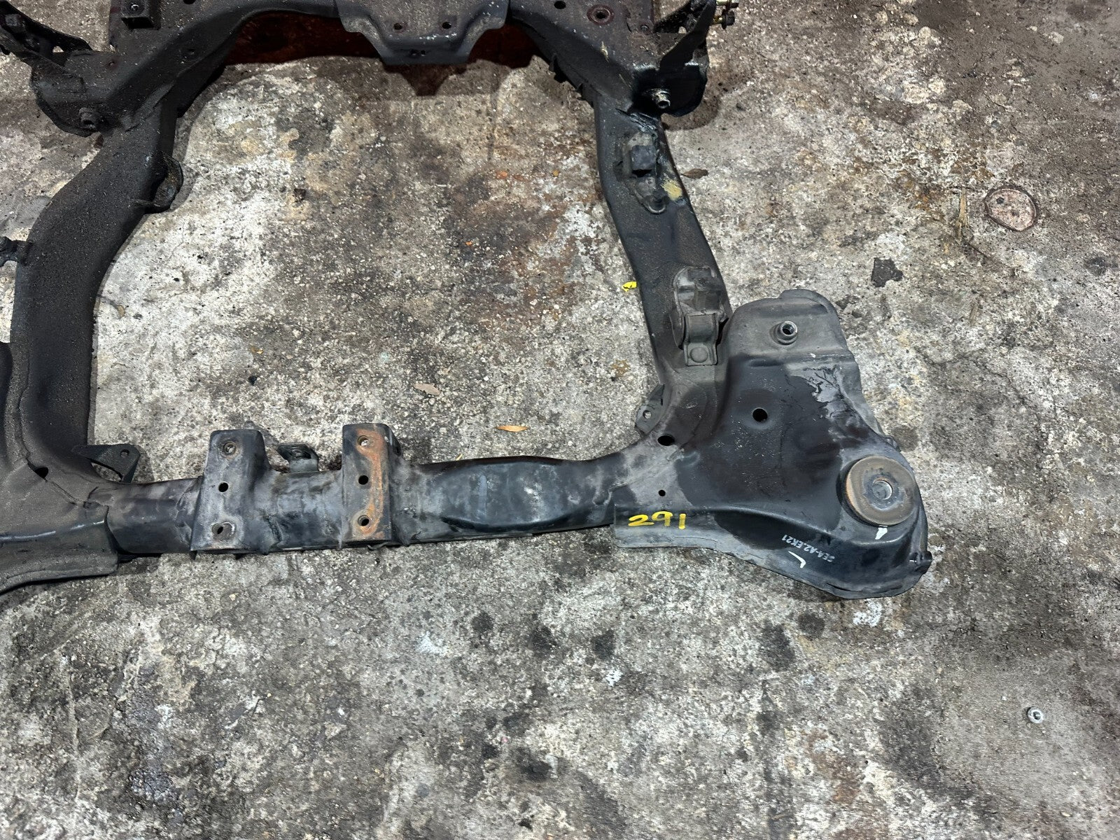 04 08 ACURA TSX   K24A2 FRONT SUBFRAME CROSSMEMBER K FRAME   OEM FACTORY #2912