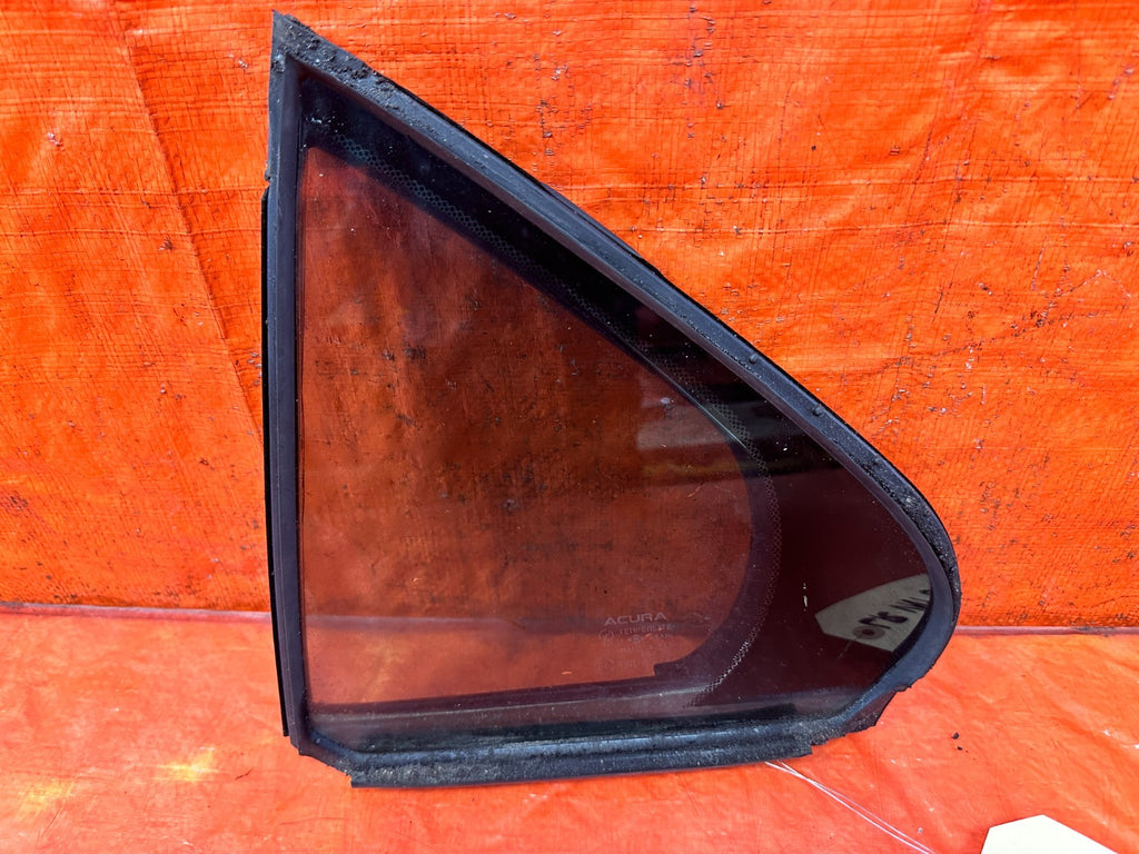 04 08 ACURA TSX LEFT DRIVER REAR DOOR QUARTER VENT GLASS OEM #3304