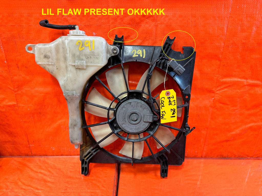 OEM 2005 05 ACURA TSX   CONDENSER COOLING FAN   7 SEVEN BLADE MODEL OEM 2910
