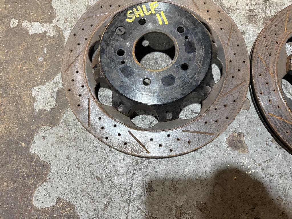 08 15 INFINITI G37 Q60   Z1 MOTOR SPORTS BRAND   2 PIECE ROTORS   REAR FITMENT5