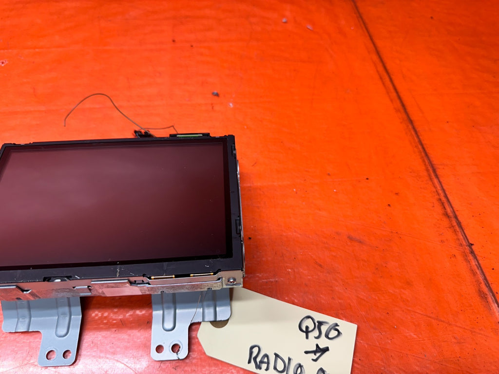 14-19 INFINITI Q50 4D LOWER RADIO INFO DISPLAY SCREEN UNIT 28387 4HB7E OEM #Q505