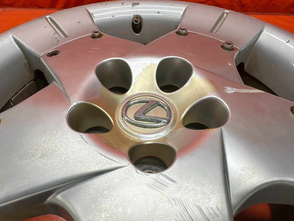 02 10 LEXUS SC430 18" 5 SPOKE DISH ALLOY WHEEL RIM 18x8 OEM4