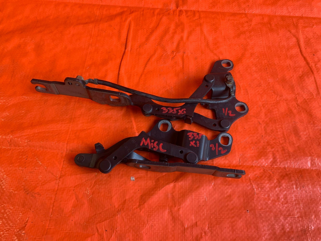OEM 2007 07 BMW 335Xi 335i AWD SEDAN HOOD HINGE SET DRIVER LEFT PASSENGER RIGHT5