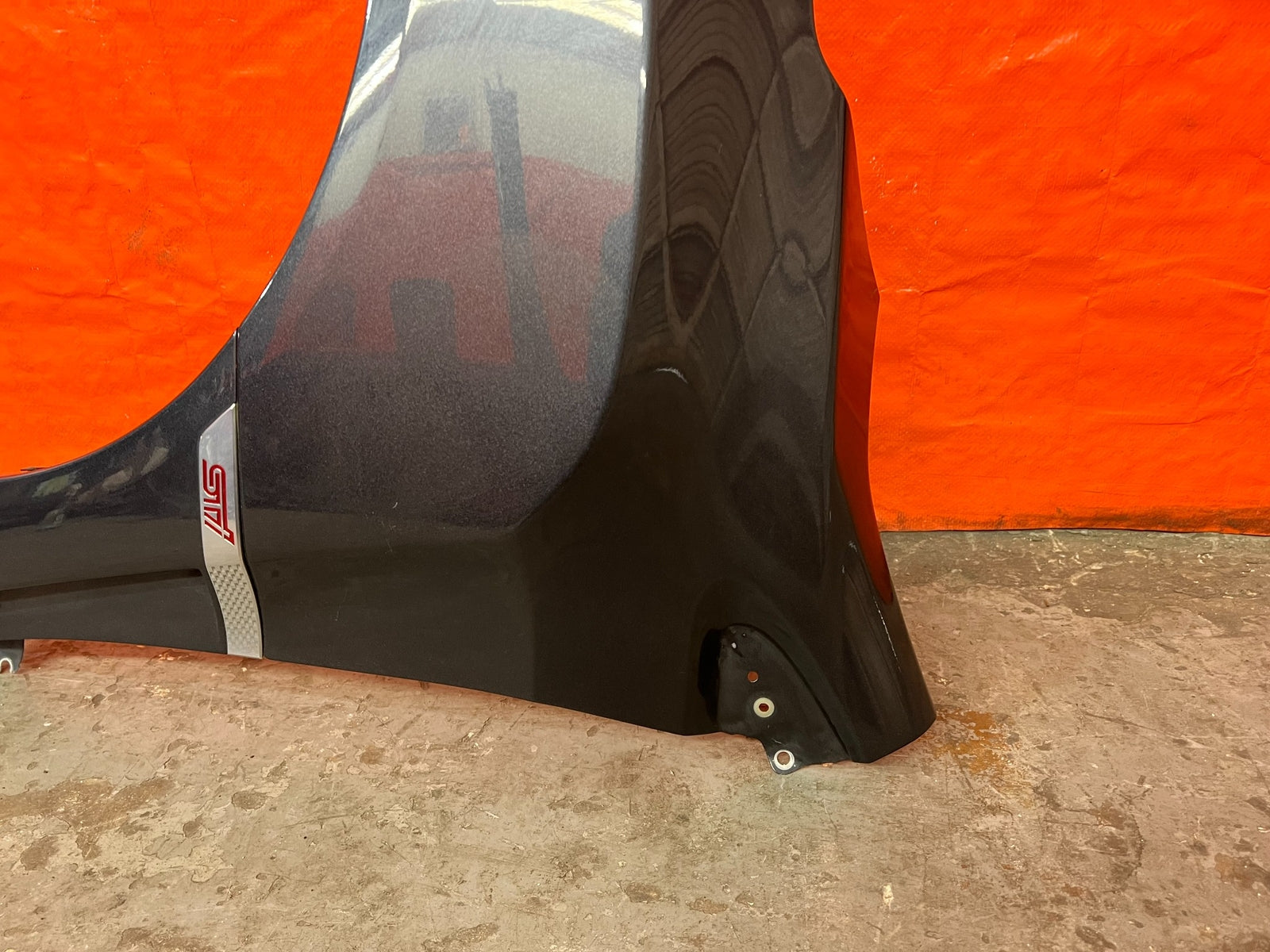 15 20 SUBARU WRX & STI   FENDER W/ STI BADGE INSERT   DRIVER LEFT SIDE   OEM 1707