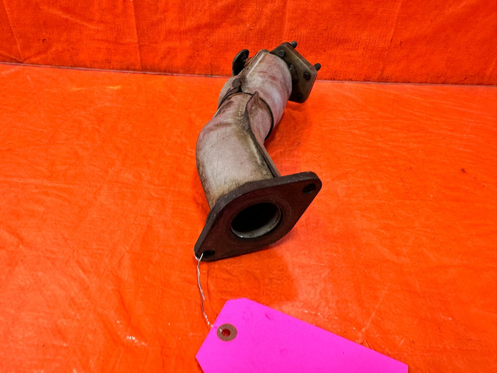 08 14 SUBARU IMPREZA WRX STI EJ257 CONNECTS TO HOT SIDE TURBO DOWN PIPE OEM 2836