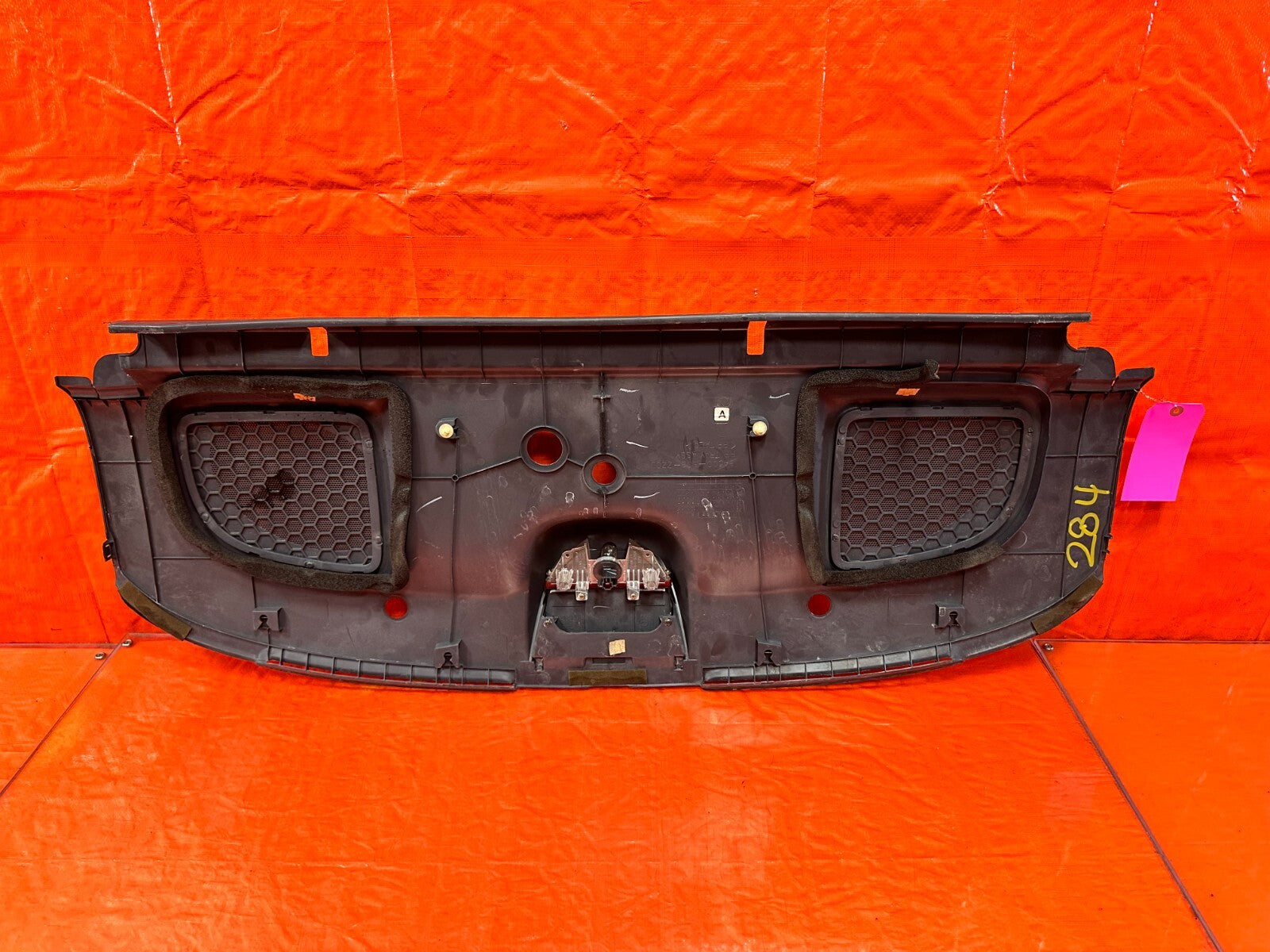 96 00 HONDA CIVIC   2D COUPE   REAR INTERIOR SPEAKER COVER   GRAY COLOR OEM #2845
