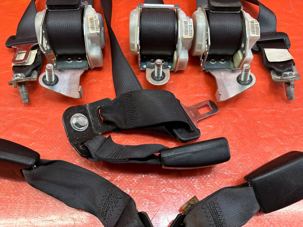 07 11 HONDA CIVIC SI SEDAN REAR SEAT SAFETY BELT SET   LEFT RIGHT BELTS OEM #2205