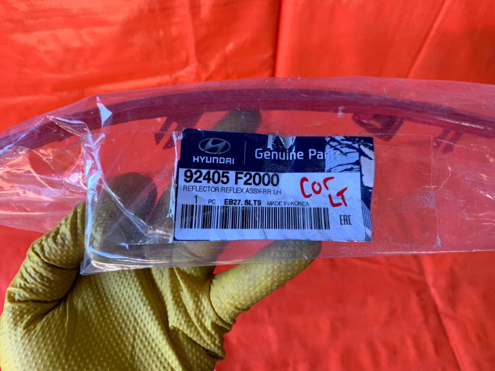 OEM 2017 2018 HYUNDAI ELANTRA   BUMPER FACE BAR REFLECTOR   DRIVER LEFT   NEW6