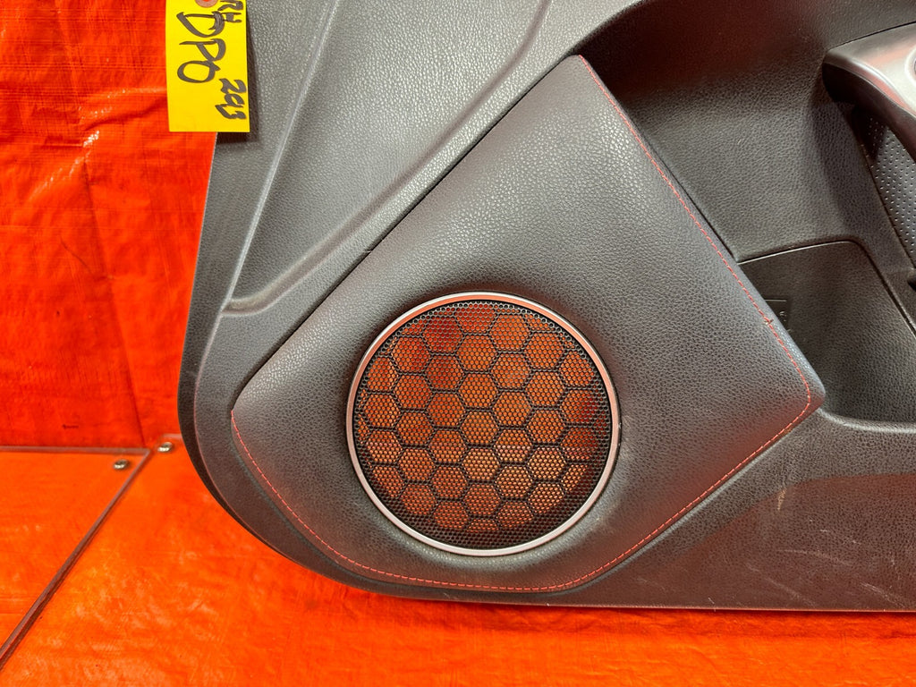 14 16 SCION FRS   PASSENGER RIGHT FRONT DOOR PANEL CARD INSERT LINING   OEM #29310