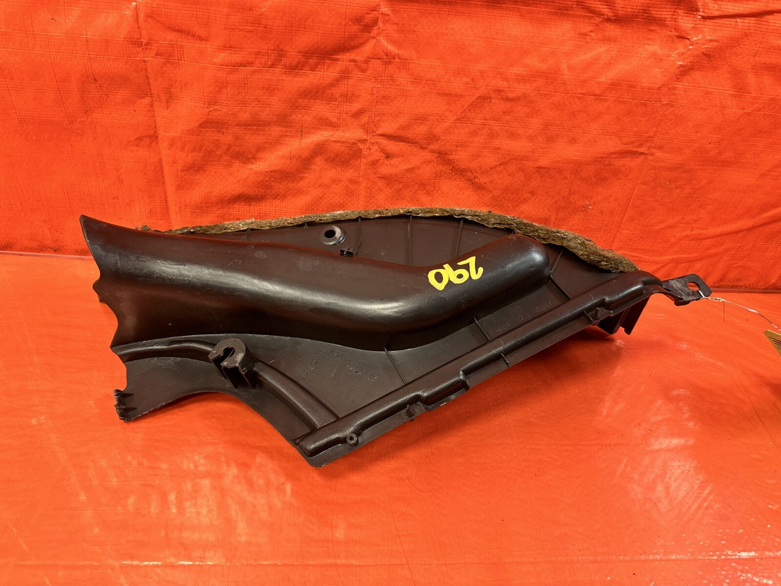 00 09 HONDA S2000   LEFT REAR SOFT TOP TRAY TRIM EXTENSION PANEL OEM FACTORY 2905