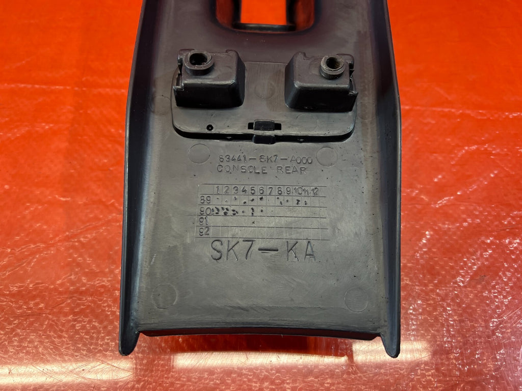 90 93 ACURA INTEGRA   ARM REST / CENTER CONSOLE STORAGE DELETE   BLUE   OEM #15412