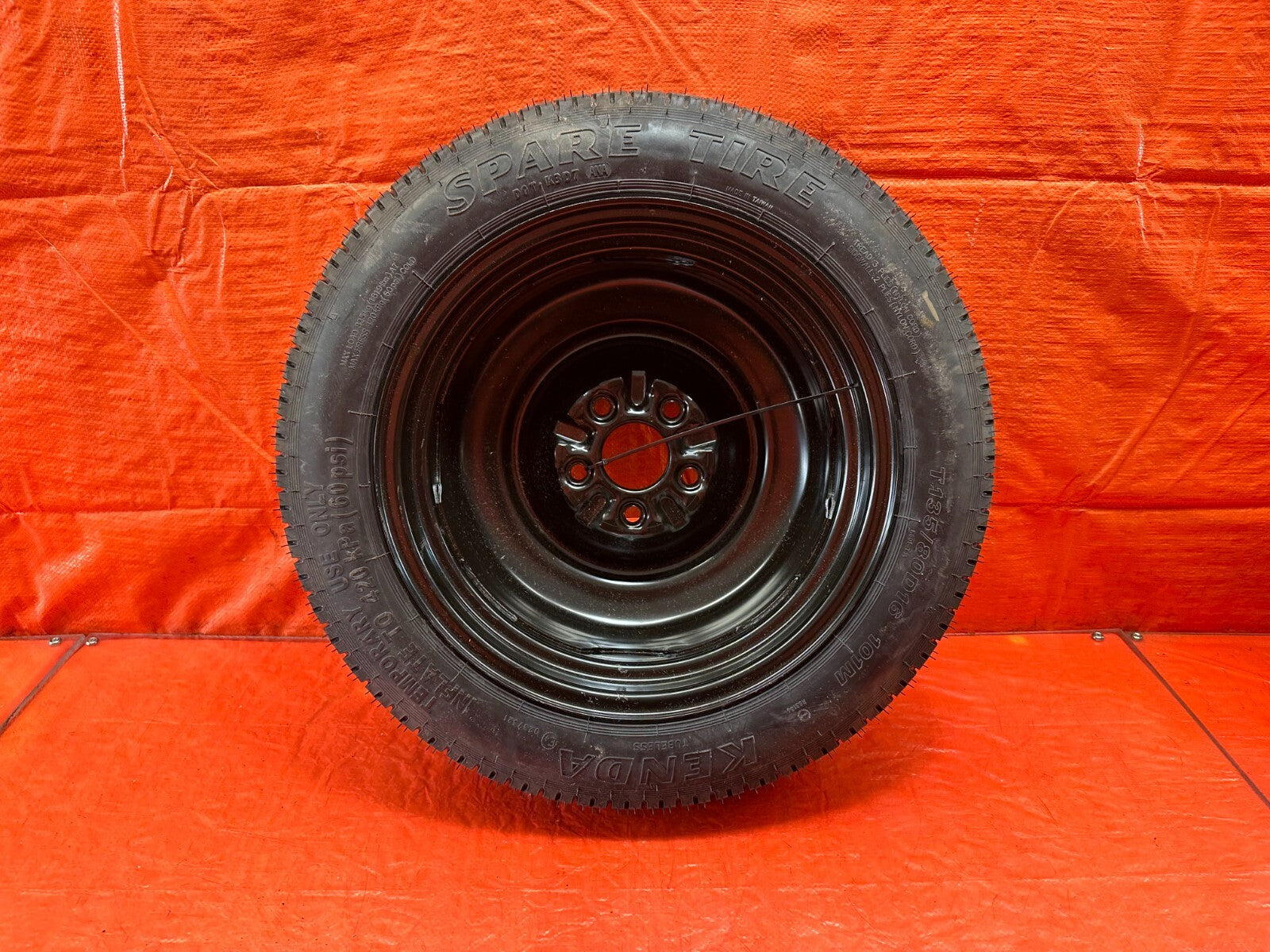 08 12 HONDA ACCORD   EMERGENCY SPARE BACK UP TIRE WHEEL RIM   OEM #2396