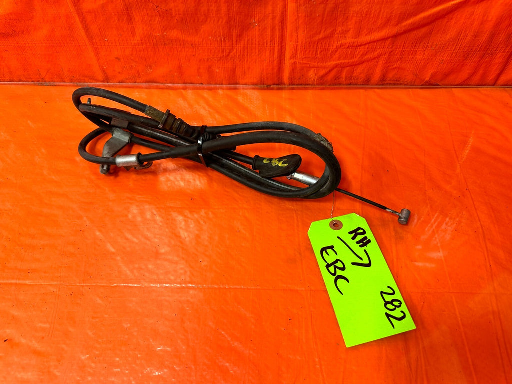 06 11 HONDA CIVIC SI   PASSENGER RIGHT REAR EMERGENCY BRAKE CABLE   OEM #2820