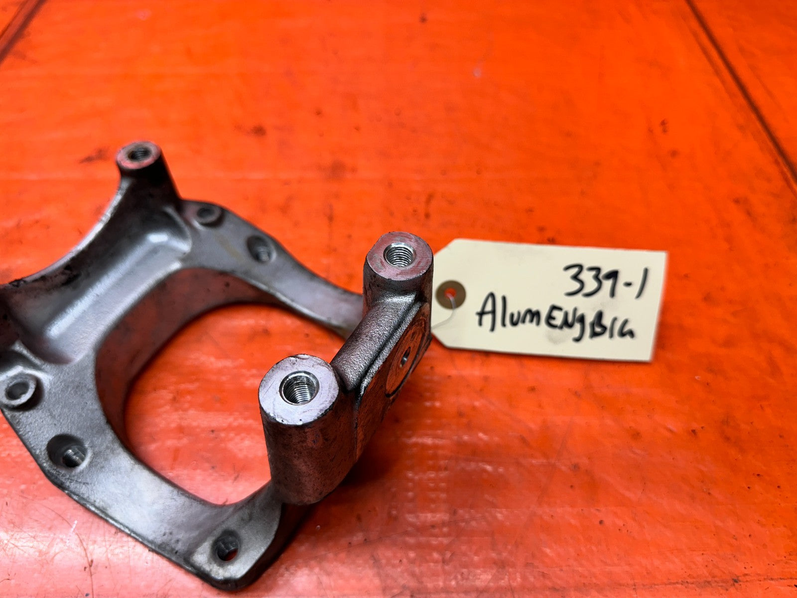 04-05 ACURA TSX 2.4L K24A2 ALUMINUM ENGINE MOTOR MOUNT BRACKET OEM #339-15