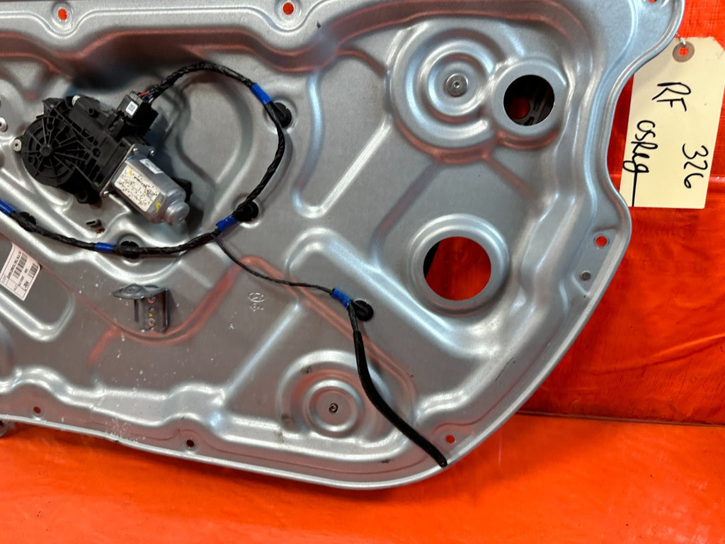 10 16 HYUNDAI GENESIS COUPE   PASSENGER RIGHT WINDOW REGULATOR W/ MOTOR OEM #3263