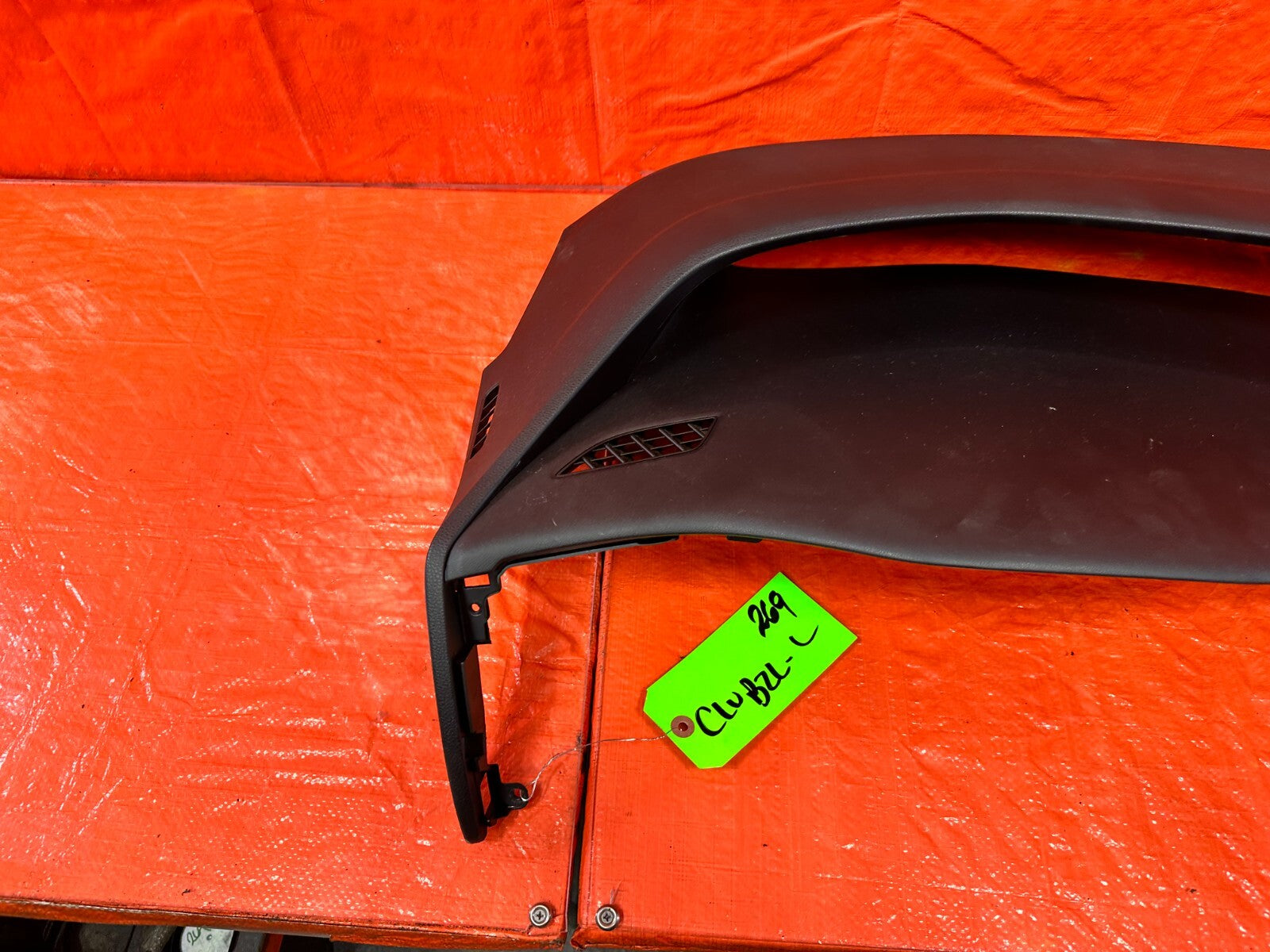 13 15 HONDA CIVIC INSTRUMENT GAUGE CLUSTER SPEEDOMETER TRIM BEZEL PLASTIC OEM 698