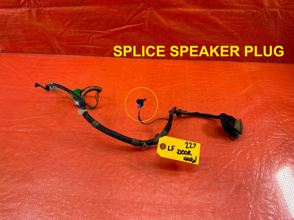 93 94 HONDA DEL SOL SI   DRIVER LEFT FRONT DOOR WIRING HARNESS WIRE LOOM OEM 2270