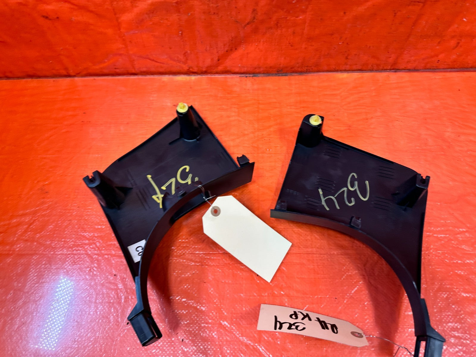 18 22 HONDA ACCORD 1.5L   LEFT AND RIGHT INTERIOR KICK PANELS   BLACK   OEM #32415