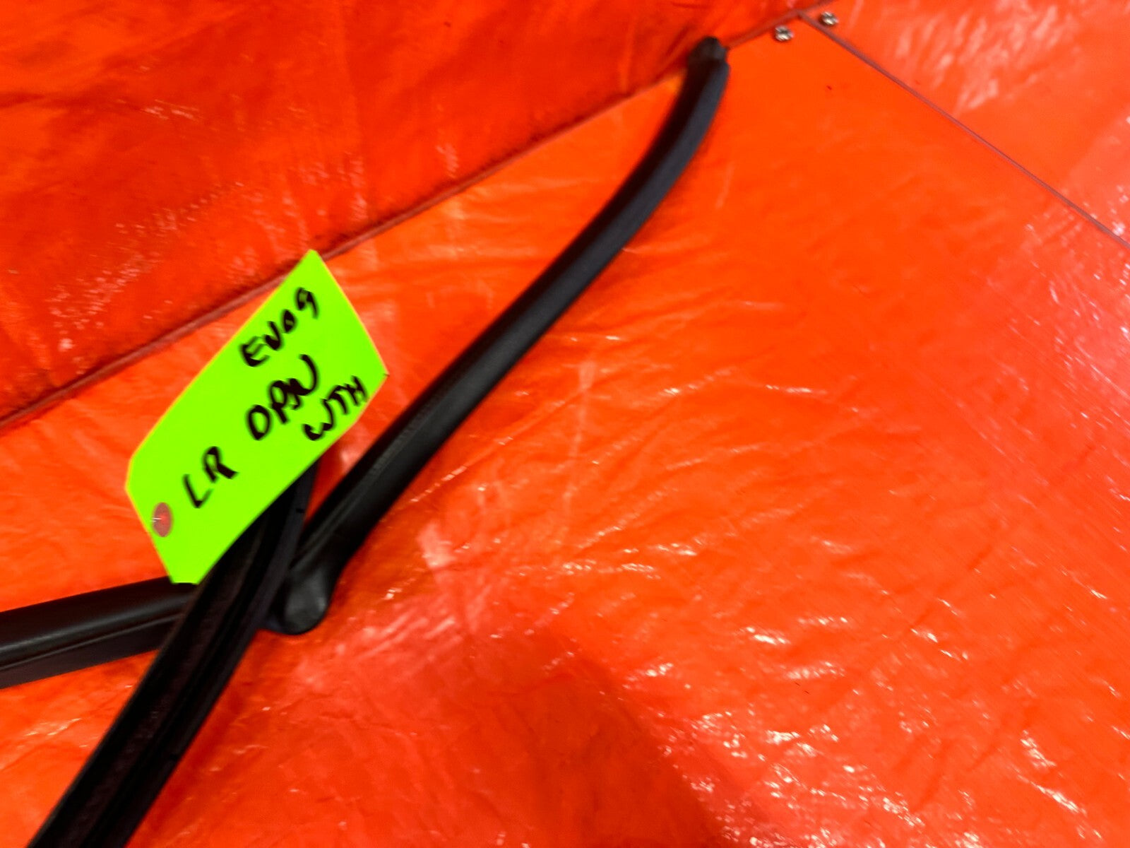 03 06 LANCER EVOLUTION VIII 8 EVO IX 9   LEFT REAR DOOR TO CHASSIS OPEN TRIM12