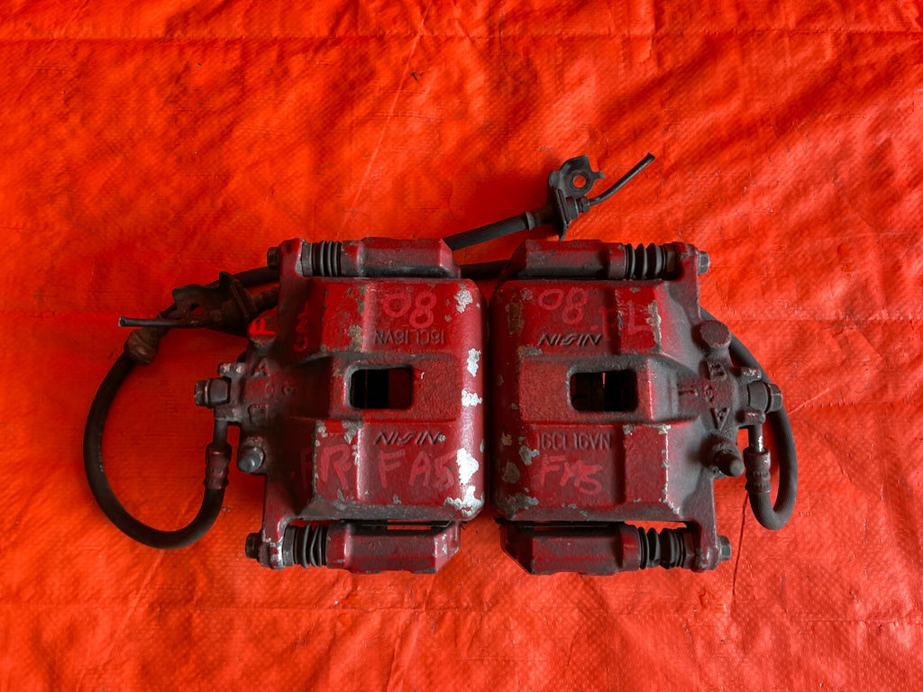 06 11 HONDA CIVIC SI   FRONT BRAKE CALIPER CALIPERS    LEFT AND RIGHT   OEM OE +9