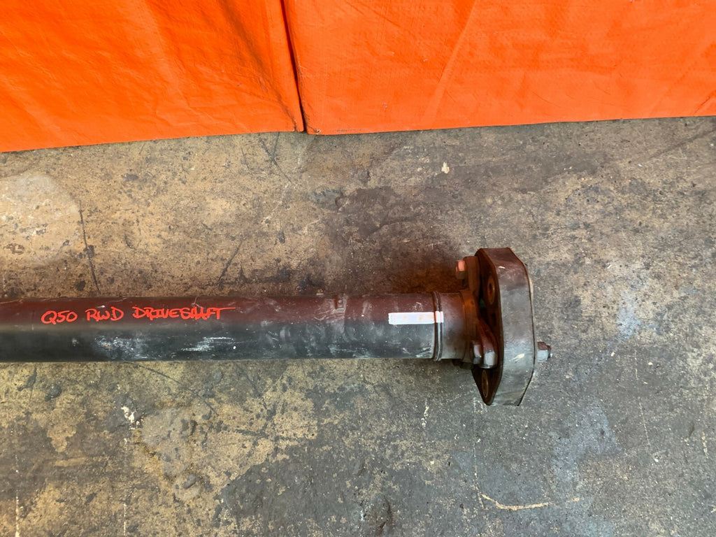 OEM 2017 17 INFINITI Q50   DRIVESHAFT DRIVE PROPELLER SHAFT   3.0 T   RWD3