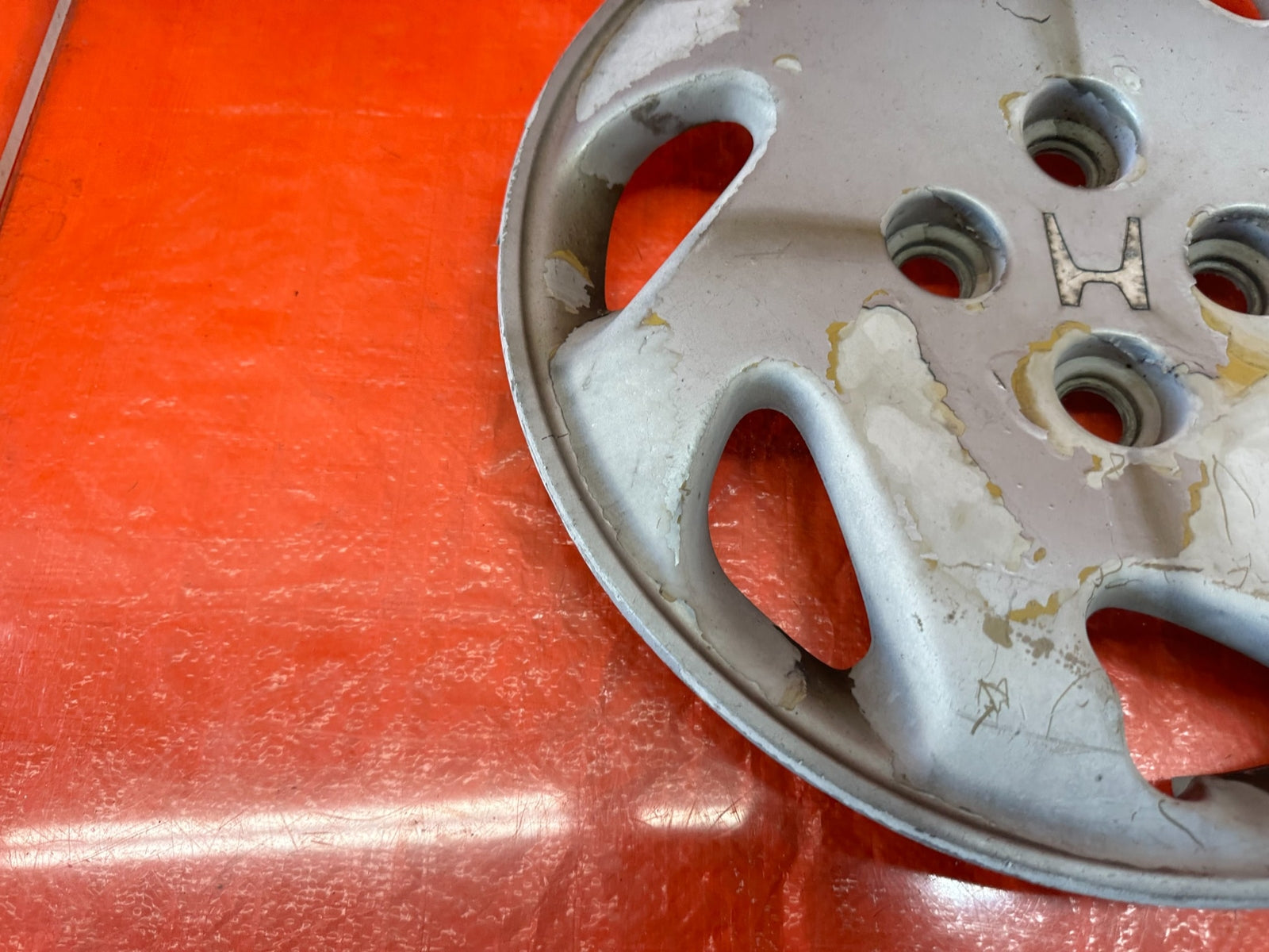 92 93 HONDA CIVIC SI & EX 7 SPOKE PLASTIC FACTORY HUB CAP WHEEL COVER OEM 199 19