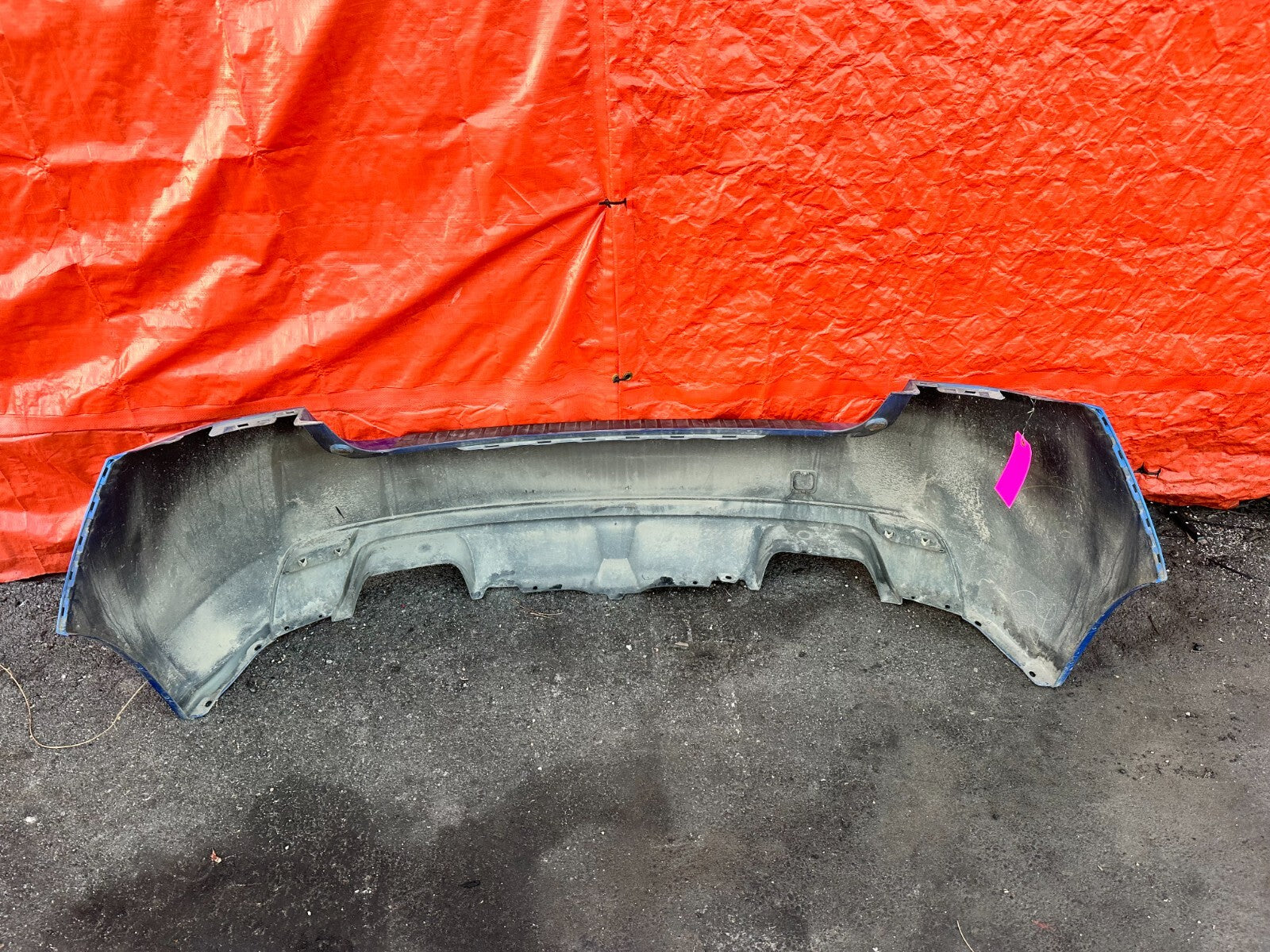 08 14 SUBARU IMPREZA WRX & STI WAGON   REAR BUMPER COVER   BLUE COLOR   OEM 28310