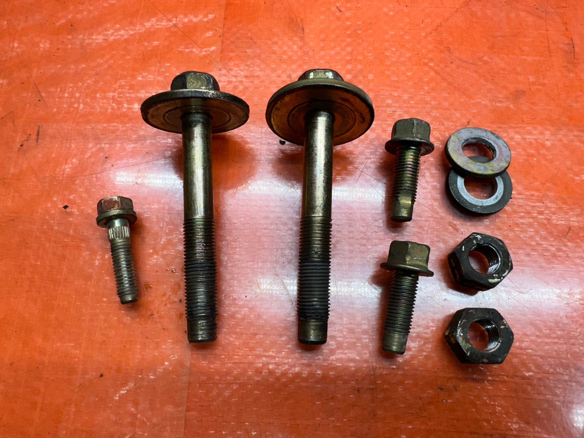 03-08 NISSAN 350Z 3.5L VQ35DE STEERING RACK MOUNTING BOLTS HARDWARE OEM #3464