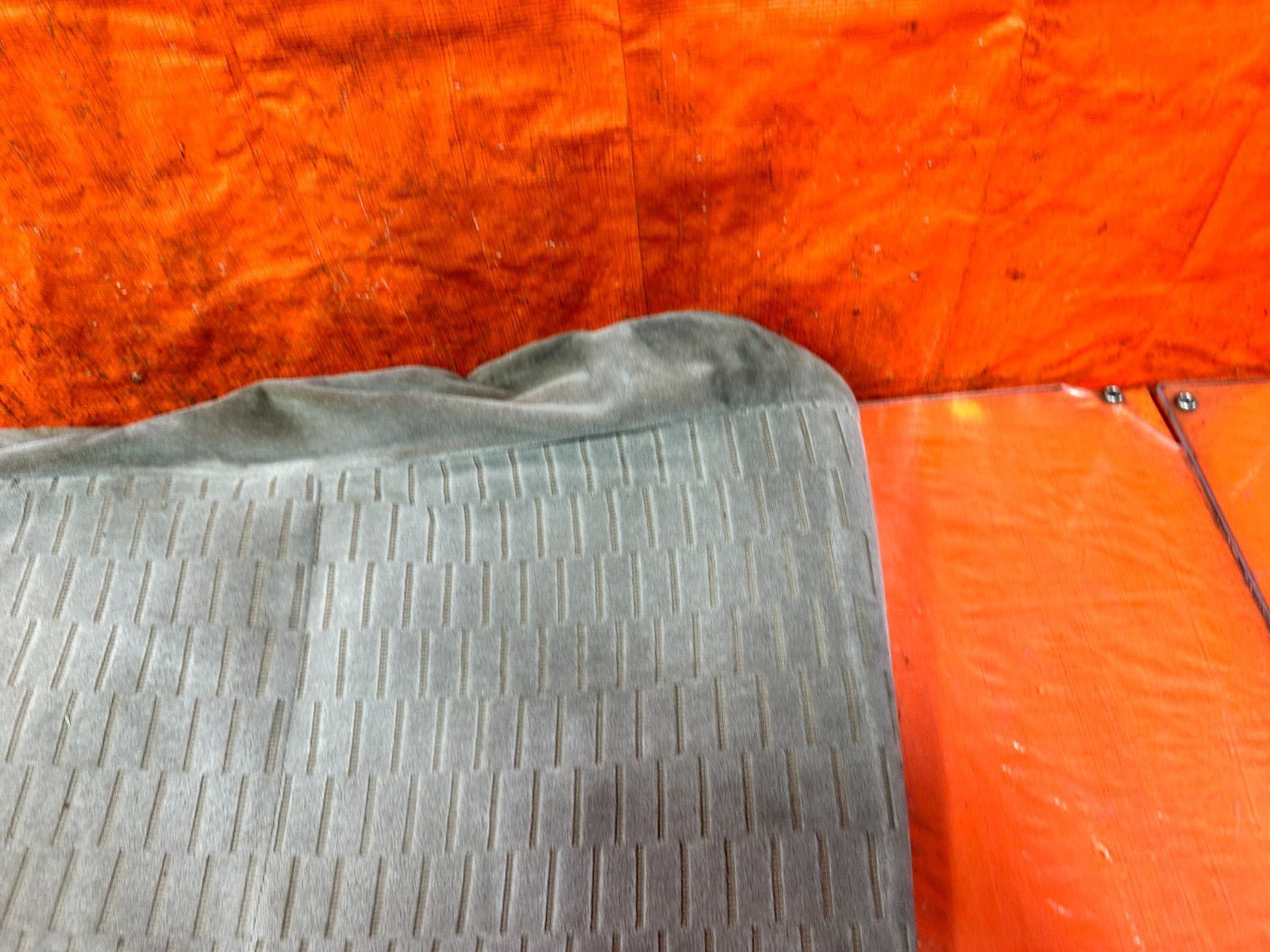 97 01 HONDA PRELUDE DRIVER LEFT FRONT LOWER SEAT SKIN WRAP  TAN OEM 3236