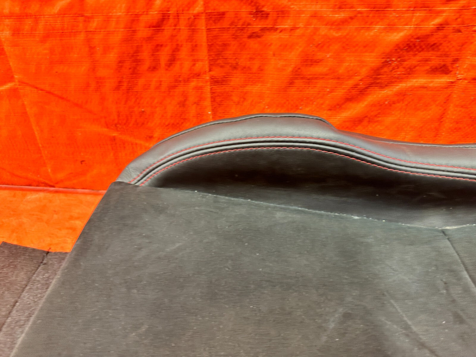 18 20 SUBARU BRZ   DRIVER LEFT FRONT UPPER SEAT SKIN LEATHER WRAP   OEM #2924